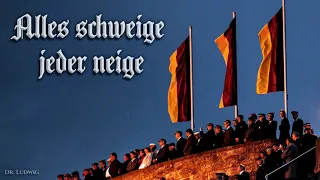 Alles schweige jeder neige [German student song][+English translation]