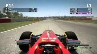 Fernando Alonso  onboard Silverstone  lap Ferrari  F138 F1 2013