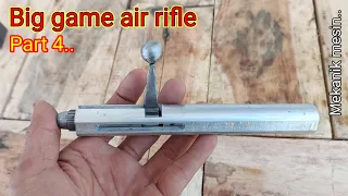 How to make air rifle chamber with a manual lathe for shooting competitions | big game part 4