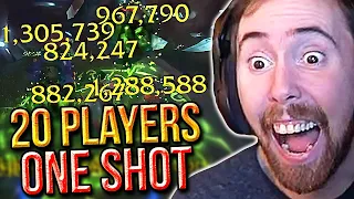 A͏s͏mongold Reacts to "ONE SHOTTING 20 People with 1 Chaos Bolt" | By Rextroy