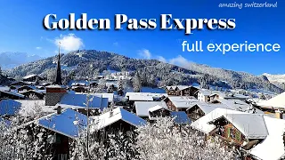 Witness the Enchanting  on a Magical Ride on the GOLDEN PASS EXPRESS ! Interlaken to Montreux