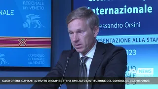 CASO ORSINI, CAMANI: «L'INVITO DI CIAMBETTI HA UMILIATO L'ISTITUZIONE DEL CONSIGLIO» | 02/08/2023