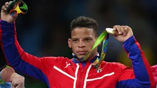 Ismael Borrero Cuba's Olympic wrestling champion defects