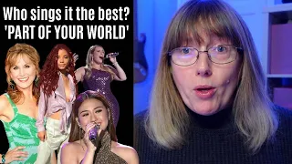 Who sings 'Part of your world' high note the best?