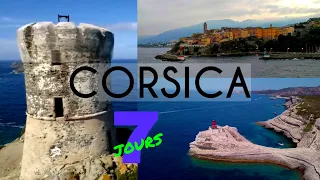 🌍 7 jours pour visiter la CORSE- Boat trip CORSICA des meilleurs sites