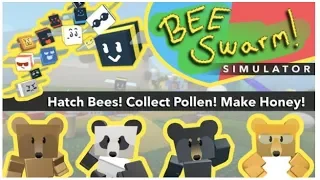 "ROBLOX" Bee Swarm Simulator - начинаем играть и веселится.
