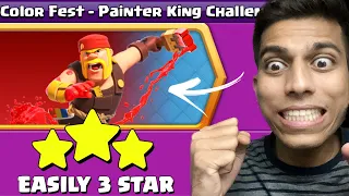 easiest way to 3 star PAINTER KING CHALLENGE (Clash of Clans)