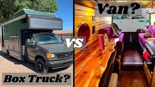 Box Truck vs Van TOUR - Which Rig Would You Like?