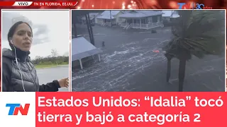 ESTADOS UNIDOS I HURACÁN "Idalia": Le pidieron al equipo de TN que evacúe inmediatamente