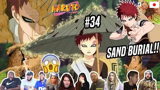 🔥Gaara's Cruel Strength 😨 | "Sand Burial"💥| Reaction Mashup |  [Naruto 34] ナルト
