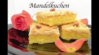 Schneller Mandelkuchen vom Blech-gelingt immer