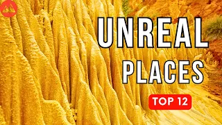 12 Unique Unreal Places in The World  |  Natural Wonders