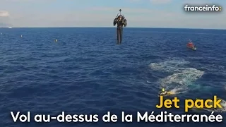 Jet Pack : un homme volant au-dessus de Monaco - franceinfo: