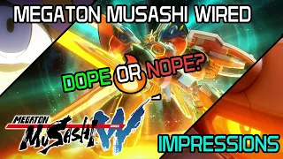 Didn't know I NEEDED THIS GAME! A Megaton Musashi W! IMPRESSIONS!