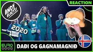 ICELAND EUROVISION 2020 REACTION: Daði og Gagnamagnið – Think About Things | ANDY REACTS!