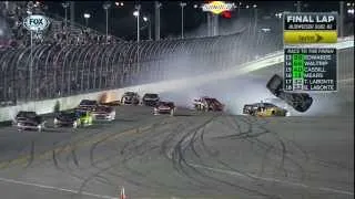 2014 Budweiser Duels at Daytona Finish Clint Bowyer Flip Crash