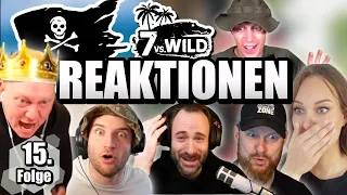 Piraten! 😱 ALLE REAKTIONEN der Teilnehmer | 7 vs. Wild - Folge 15