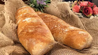 Don't buy bread! Make a Village Baguette without kneading 🍞🥖 IT'S EASY!