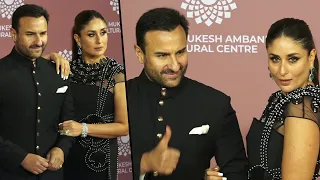 Kareena Kapoor And Saif Ali Khan Looking Beautiful At NMACC Event - Day 2