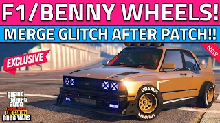 LAST CHANCE: F1/ BENNY WHEELS Merge Glitch On Any Car To Car - How to Merge F1 Rims - GTA 5 Tires PC