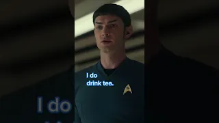 Does Spock like his tea Earl Grey, hot? 🫖 #StrangeNewWorlds #StarTrek #ParamountPlus #Shorts