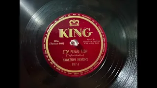 Hawkshaw Hawkins - Stop, Please Stop @dingodogrecords #78rpm #record #records