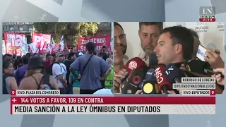 Media sanción a la Ley Ómnibus: la palabra de Rodrigo De Loredo