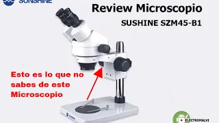 Microscopio SUNSHINE SZM45-B1 Review Español