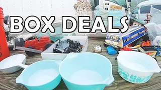 Buying in Bulk at the Flea Market - By The Box Finds!