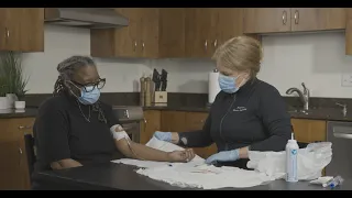 Fairview Home Infusion PICC Dressing Change Educational Video (2023)