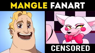 Mangle Fanart | Mr Incredible Becoming Canny Animation (FNAF FULL)