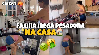 FAXINA COMPLETA MEGA PESADONA NA CASA 🏡 8 horas de Faxina - ROTINA DE DONA CASA DECOREI O LAR 💖✨🏡