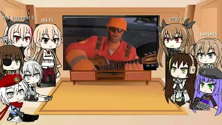 girls frontine react Meet the Engineer tf2 2