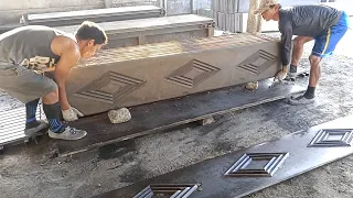 Concrete Panel Fence Making Process - Indonesian Manufacturing