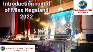 Miss Nagaland 2022 intro round.