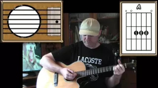 Oh, Pretty Woman - Roy Orbison - Acoustic Guitar Lesson (easy-ish)