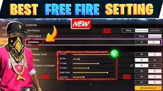 Free fire setting full details in tamil || Best headshot sensitivity || Free fire setting