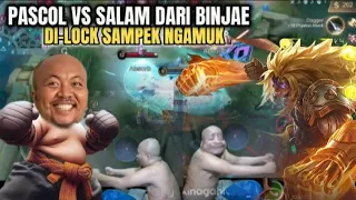 PASCOL VS SALAM DARI BINJAE‼️DI-LOCK SAMPEK NGAMUK‼️LAWAH KKJ AJA KAU BUJAANG