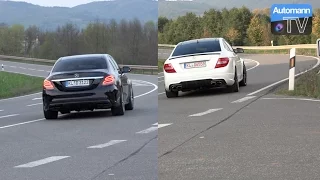 Mercedes-AMG C63 New vs. Old - RACE & SOUND (60FPS)