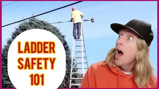 Construction Fun:  LADDER SAFETY