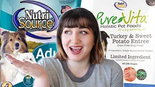 Pet Nutritionist Reviews Nutrisource and Purevita Dog Food