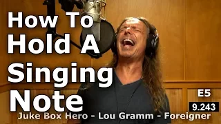 Amazing Vocal Techniques - How To Belt And Hold Long Notes - Sustaining High Notes - Ken Tamplin