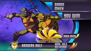 Teenage Mutant Ninja Turtles vs Power Rangers