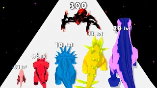 Dinosaur Evolution Runner Game in MAX LEVEL ⭐ Merge Simulator Battles ( New Updates )