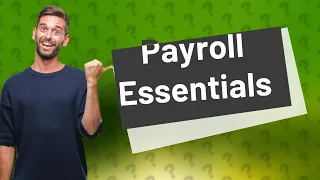 What information do you need for a payroll?