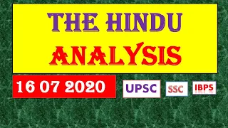 7:00 AM - The Hindu Editorial Analysis | 16 July 2020 | The Hindu Analysis | Wifi Se Study Karo