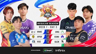 🔴REBROADCAST | MPL PH S13 | ENGLISH-Week 7 Day 3