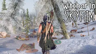 Turning Skyrim into THE WITCHER one mod at a time!