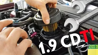 [Z19DTH] How to change Fuel Filter 4K - 1.9 CDTI
