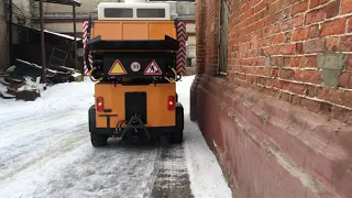 Sweeper ММК. Уборочная машина. Уборка снега.